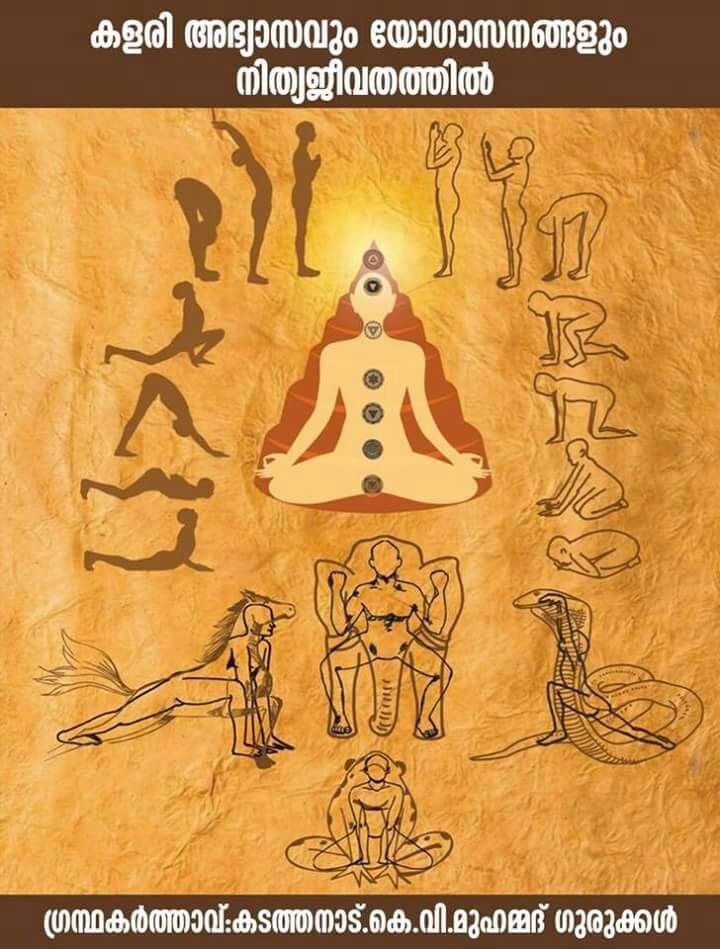 kalariyum yogasanangalum nithyajeevithathil - kadathanad kv muhammed gurukkal